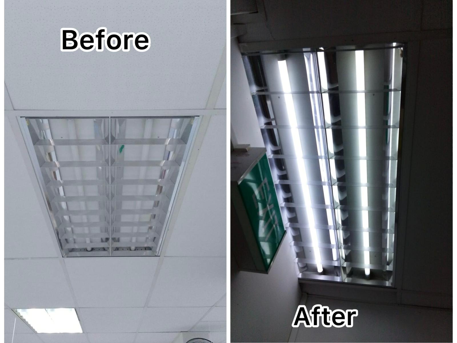 LED Lighting Replacement & Office Electrical Service in Singapore